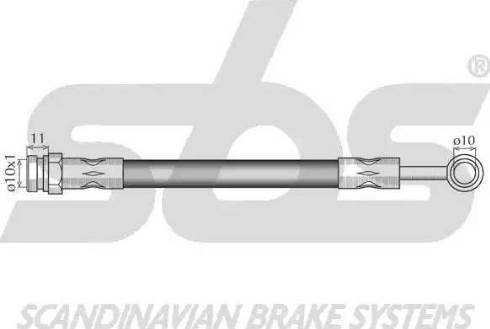 SBS 1330.853452 - Bremžu šļūtene autodraugiem.lv