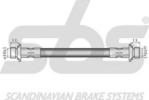 SBS 1330.852671 - Bremžu šļūtene autodraugiem.lv