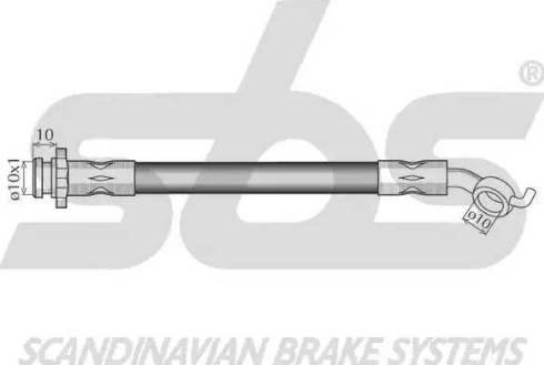 SBS 1330.8522112 - Bremžu šļūtene autodraugiem.lv