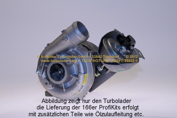 Schlütter Turbolader 166-09470 - Kompresors, Turbopūte autodraugiem.lv