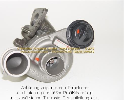 Schlütter Turbolader 166-09050 - Kompresors, Turbopūte autodraugiem.lv