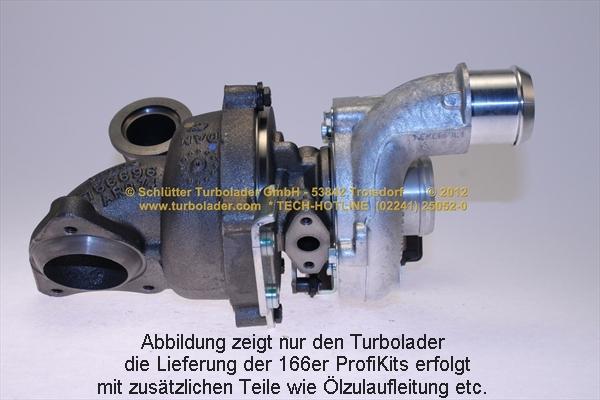 Schlütter Turbolader 166-09015 - Kompresors, Turbopūte autodraugiem.lv