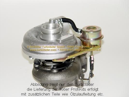 Schlütter Turbolader 166-09081 - Kompresors, Turbopūte autodraugiem.lv