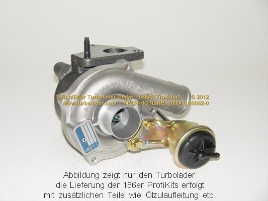 Schlütter Turbolader 166-09170 - Kompresors, Turbopūte autodraugiem.lv