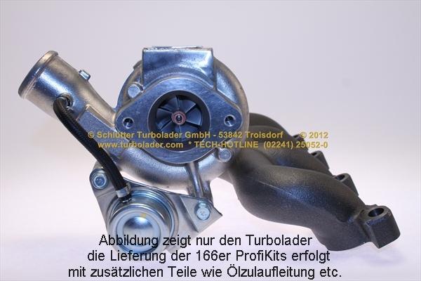 Schlütter Turbolader 166-09375 - Kompresors, Turbopūte autodraugiem.lv