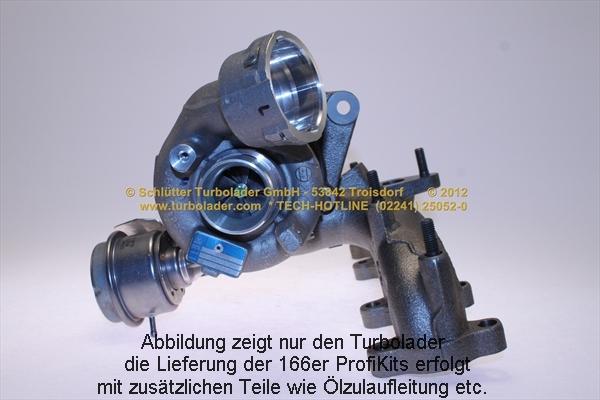 Schlütter Turbolader 166-04011 - Kompresors, Turbopūte autodraugiem.lv