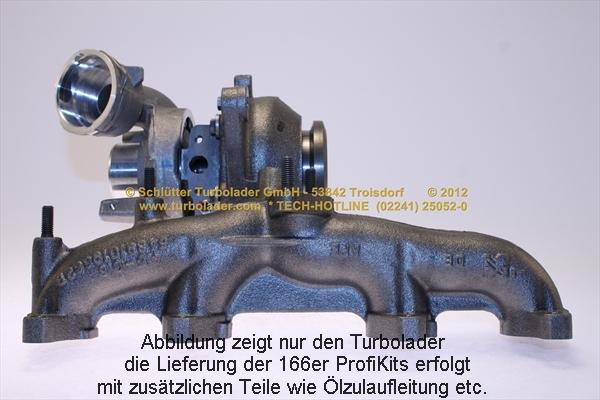 Schlütter Turbolader 166-04011 - Kompresors, Turbopūte autodraugiem.lv