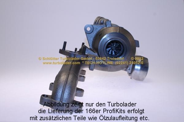 Schlütter Turbolader 166-04011 - Kompresors, Turbopūte autodraugiem.lv