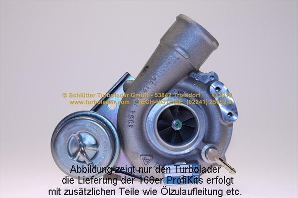 Schlütter Turbolader 166-04080 - Kompresors, Turbopūte autodraugiem.lv