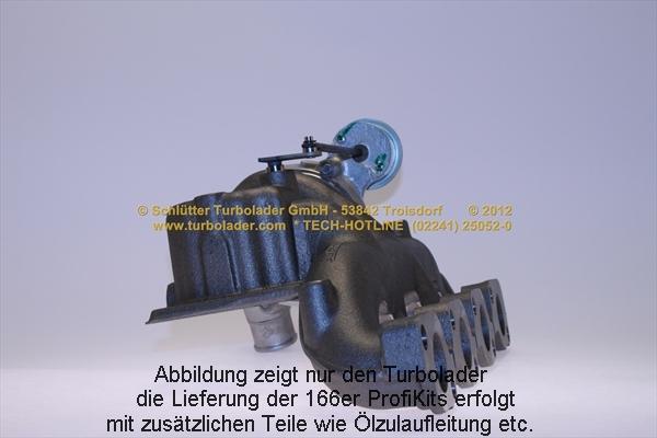 Schlütter Turbolader 166-05111 - Kompresors, Turbopūte autodraugiem.lv