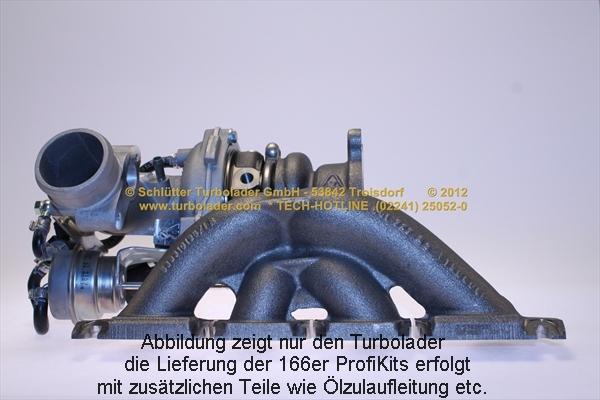 Schlütter Turbolader 166-06040 - Kompresors, Turbopūte autodraugiem.lv
