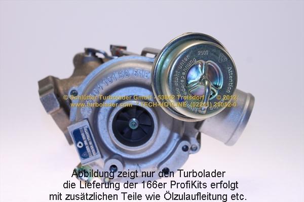 Schlütter Turbolader 166-00900 - Kompresors, Turbopūte autodraugiem.lv