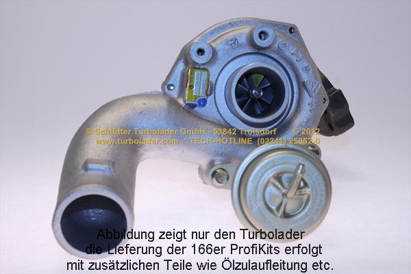 Schlütter Turbolader 166-00915 - Kompresors, Turbopūte autodraugiem.lv