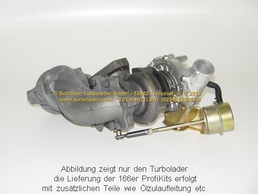 Schlütter Turbolader 166-00450 - Kompresors, Turbopūte autodraugiem.lv