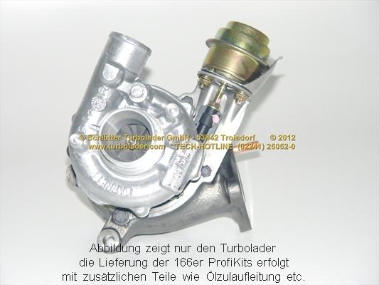 Schlütter Turbolader 166-00590 - Kompresors, Turbopūte autodraugiem.lv