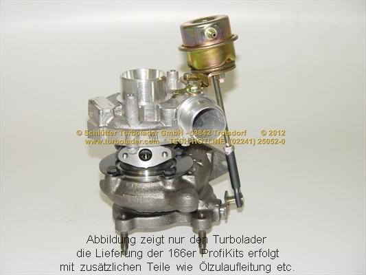 Schlütter Turbolader 166-00580 - Kompresors, Turbopūte autodraugiem.lv