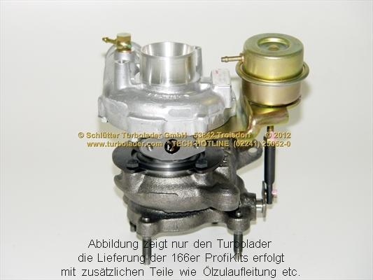 Schlütter Turbolader 166-00610 - Kompresors, Turbopūte autodraugiem.lv