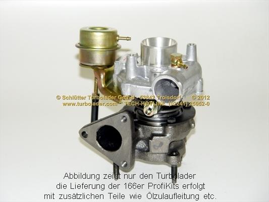 Schlütter Turbolader 166-00600 - Kompresors, Turbopūte autodraugiem.lv