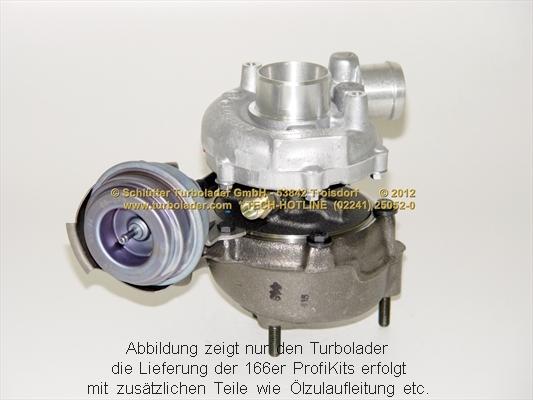 Schlütter Turbolader 166-00620 - Kompresors, Turbopūte autodraugiem.lv