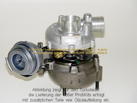 Schlütter Turbolader 166-00100 - Kompresors, Turbopūte autodraugiem.lv