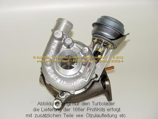 Schlütter Turbolader 166-00130 - Kompresors, Turbopūte autodraugiem.lv