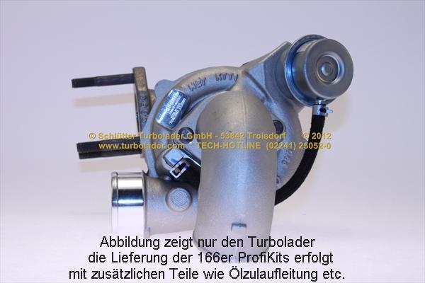 Schlütter Turbolader 166-00835 - Kompresors, Turbopūte autodraugiem.lv