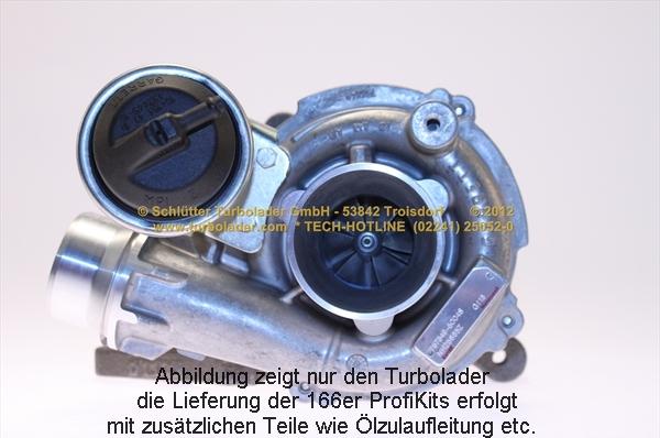 Schlütter Turbolader 166-00820 - Kompresors, Turbopūte autodraugiem.lv