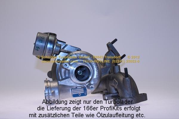 Schlütter Turbolader 166-02460 - Kompresors, Turbopūte autodraugiem.lv