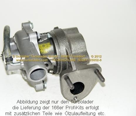Schlütter Turbolader 166-00345EOL - Kompresors, Turbopūte autodraugiem.lv