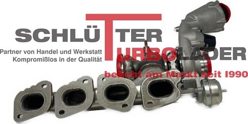 Schlütter Turbolader 166-00222 - Kompresors, Turbopūte autodraugiem.lv
