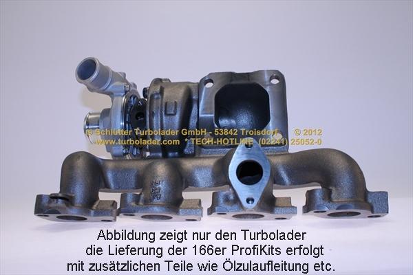 Schlütter Turbolader 166-00730 - Kompresors, Turbopūte autodraugiem.lv