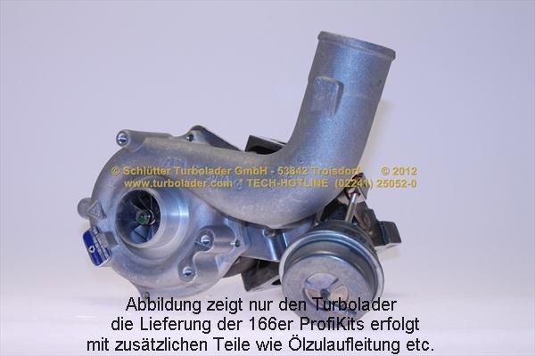 Schlütter Turbolader 166-06060 - Kompresors, Turbopūte autodraugiem.lv