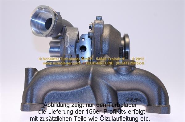 Schlütter Turbolader 166-02470 - Kompresors, Turbopūte autodraugiem.lv