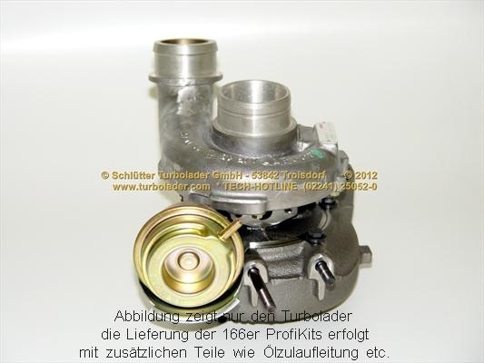 Schlütter Turbolader 166-02090 - Kompresors, Turbopūte autodraugiem.lv