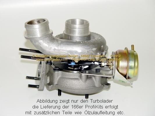 Schlütter Turbolader 166-02090 - Kompresors, Turbopūte autodraugiem.lv