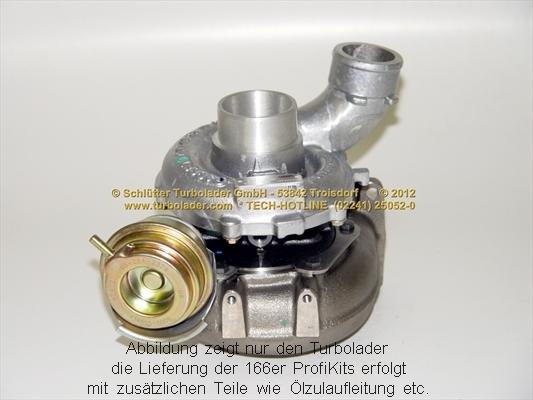 Schlütter Turbolader 166-02020 - Kompresors, Turbopūte autodraugiem.lv