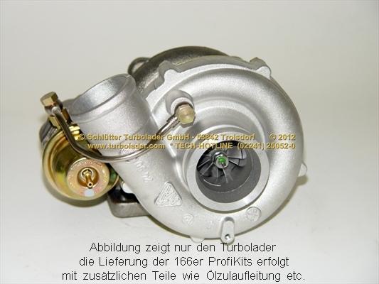 Schlütter Turbolader 166-02190 - Kompresors, Turbopūte autodraugiem.lv