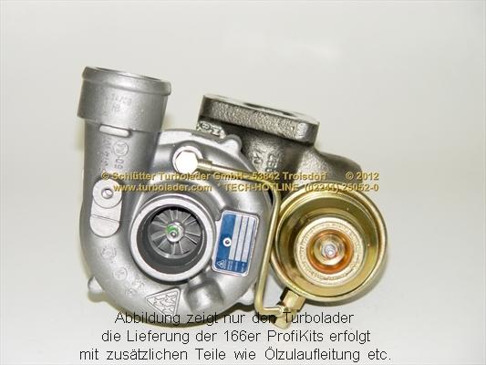 Schlütter Turbolader 166-02170 - Kompresors, Turbopūte autodraugiem.lv