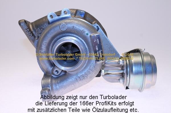 Schlütter Turbolader 166-02310 - Kompresors, Turbopūte autodraugiem.lv