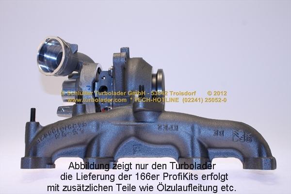 Schlütter Turbolader 166-02700 - Kompresors, Turbopūte autodraugiem.lv