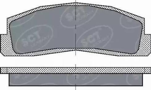 SCT-MANNOL SP 179 PR - Bremžu uzliku kompl., Disku bremzes autodraugiem.lv
