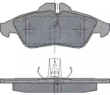 SCT-MANNOL SP 177 PR - Bremžu uzliku kompl., Disku bremzes autodraugiem.lv