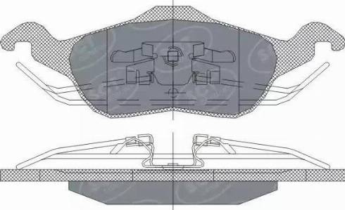 SCT-MANNOL SP 237 PR - Bremžu uzliku kompl., Disku bremzes autodraugiem.lv