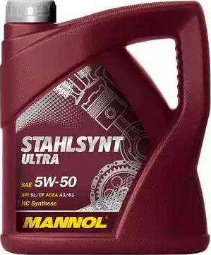 SCT-MANNOL Stahlsynt Ultra 5W-50 - Motoreļļa autodraugiem.lv