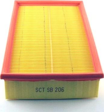 SCT-MANNOL SB 206 - Gaisa filtrs autodraugiem.lv