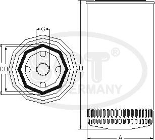SCT-MANNOL SV 7504 - Dzesēšanas šķidruma filtrs autodraugiem.lv