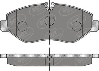 TOMEX brakes 14-25 - Bremžu uzliku kompl., Disku bremzes autodraugiem.lv