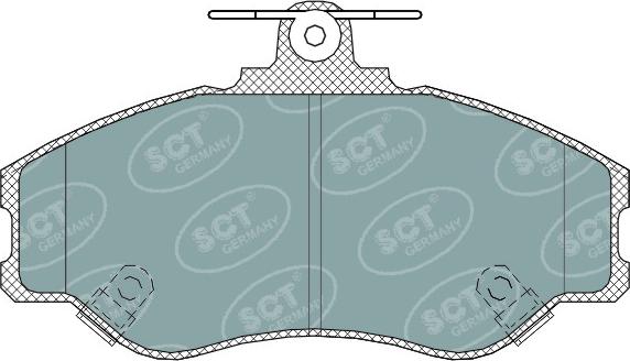 SCT-MANNOL SP 323 PR - Bremžu uzliku kompl., Disku bremzes autodraugiem.lv