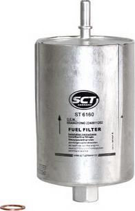 SCT-MANNOL ST 6160 - Degvielas filtrs autodraugiem.lv