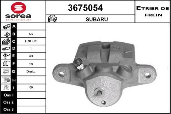 Sera 3675054 - Bremžu suports autodraugiem.lv